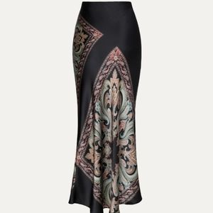 Realisation Par Joni scarf print skirt